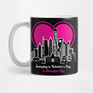 Valentine's Day in Shanghai City Mug